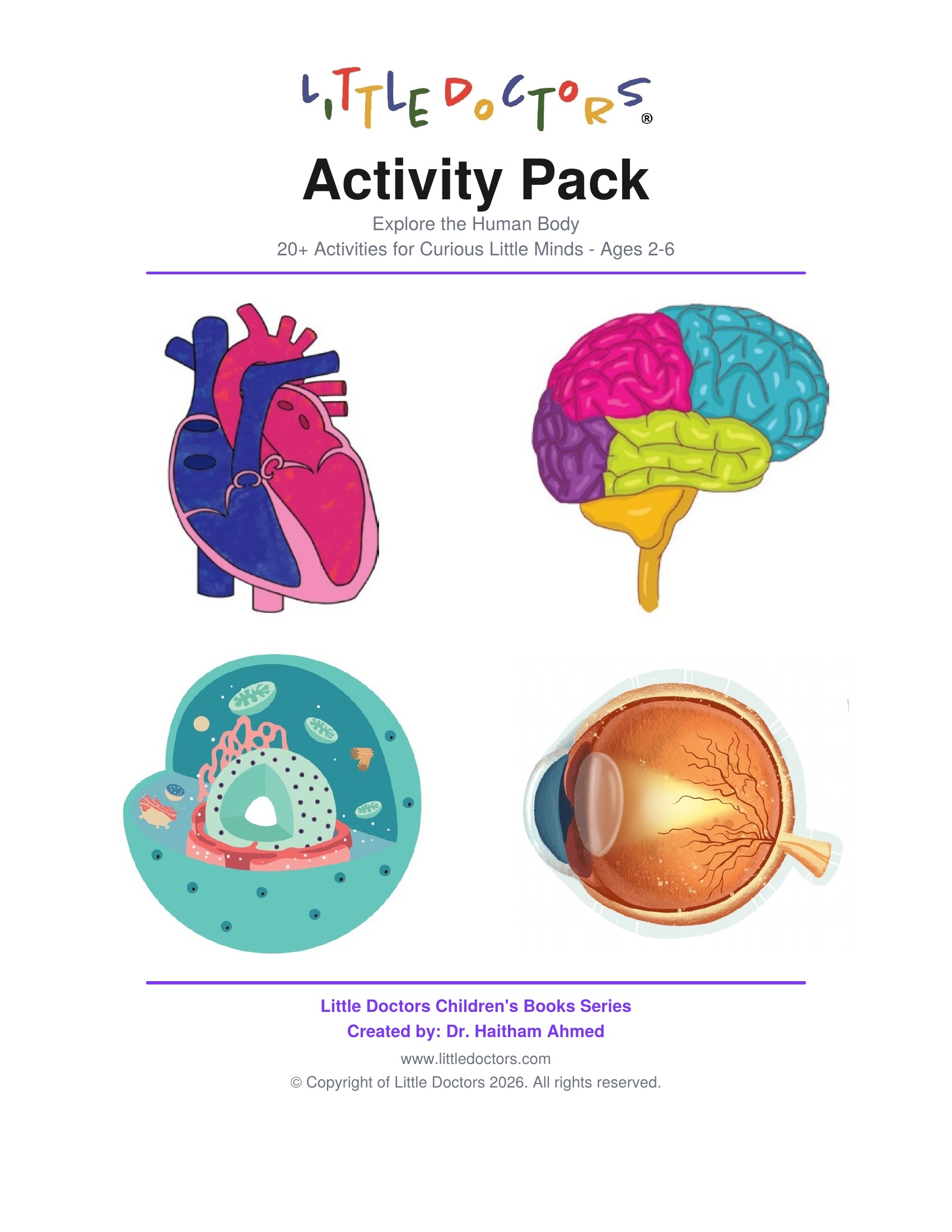 Little Doctors Activity Pack - Explore the Human Body